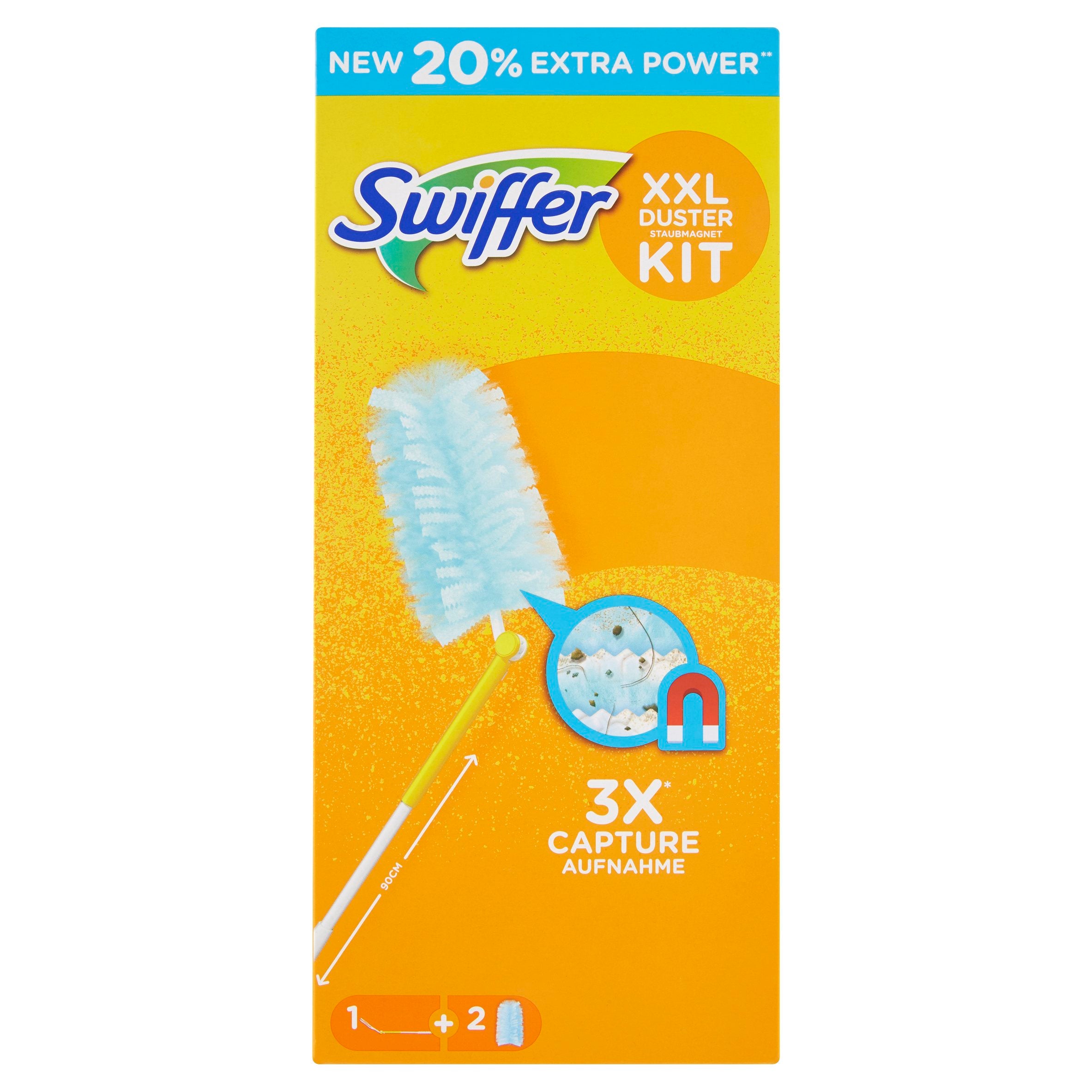 Swiffer Duster XXL - STARTER KIT COMPLETO con 2 PIUMINI [5410076291090] -  Vendita articoli cartoleria e cancelleria per scuola e ufficio