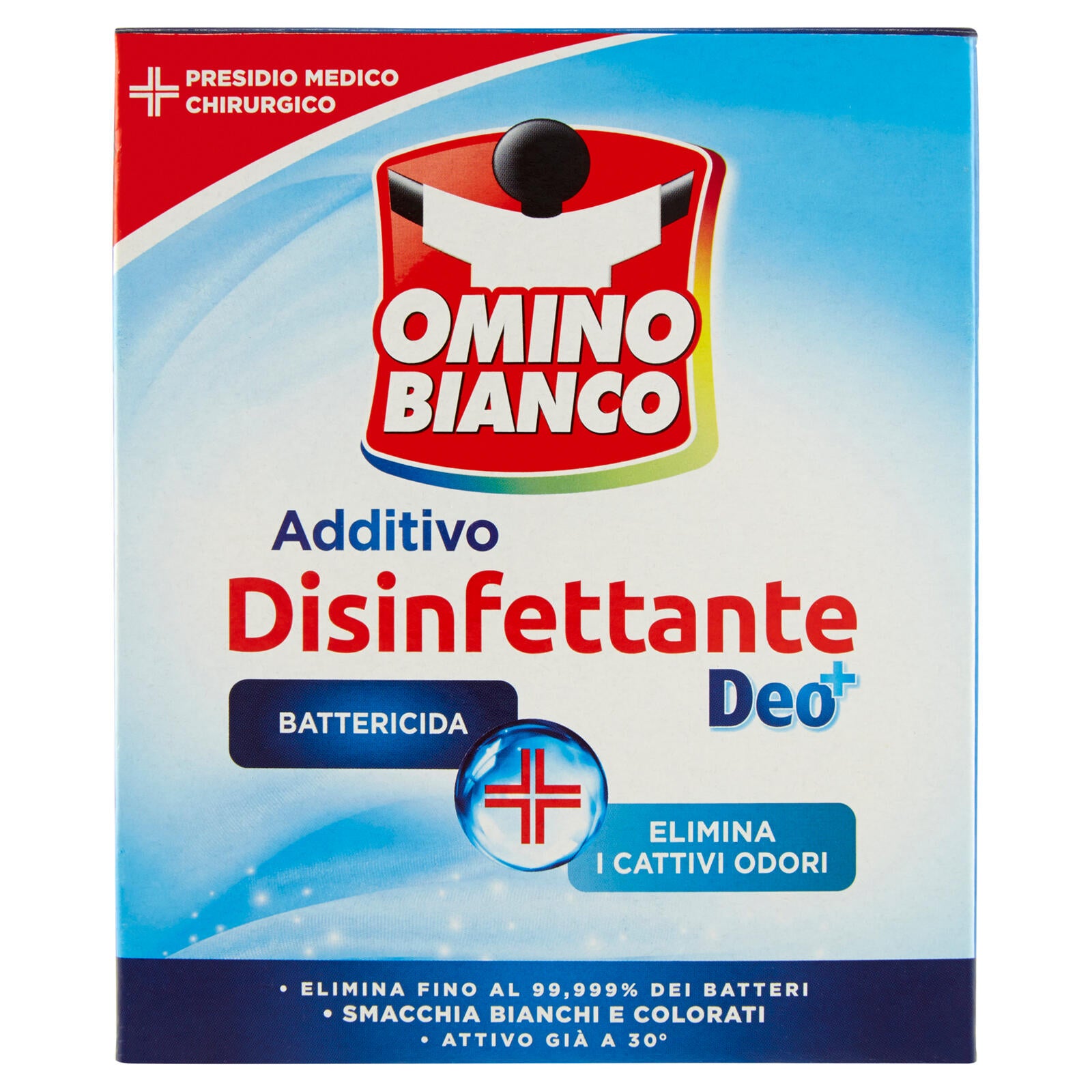Omino Bianco Additivo Disinfettante Deo+ 450 g ->
