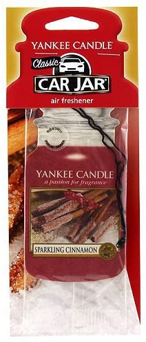 Yankee Candle Single Car Jar Profumo Per Auto Sparkling Cinnamon