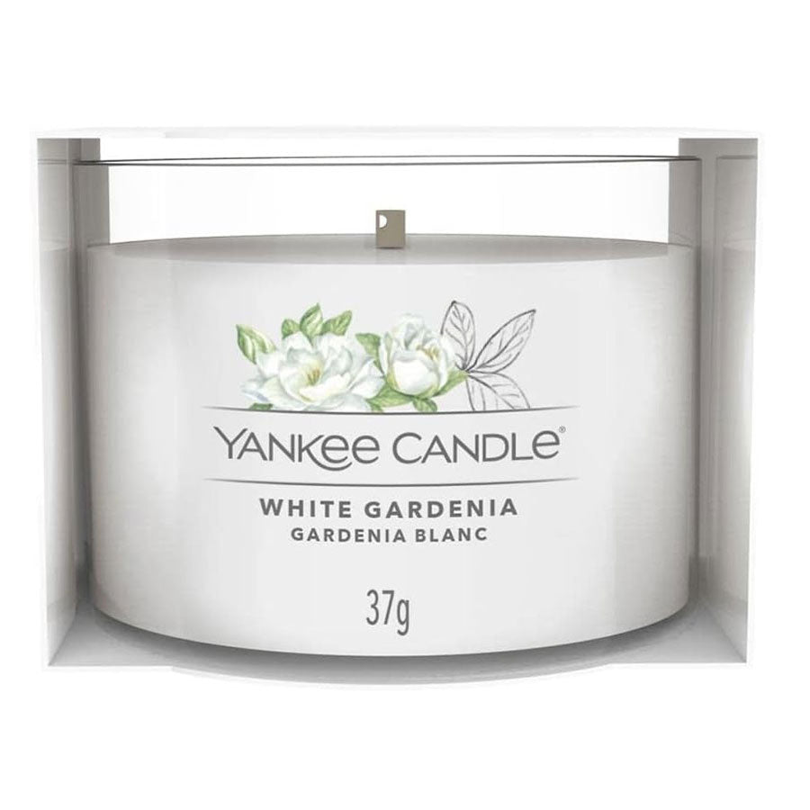 Yankee Candle - Candela votiva in vetro White Gardenia