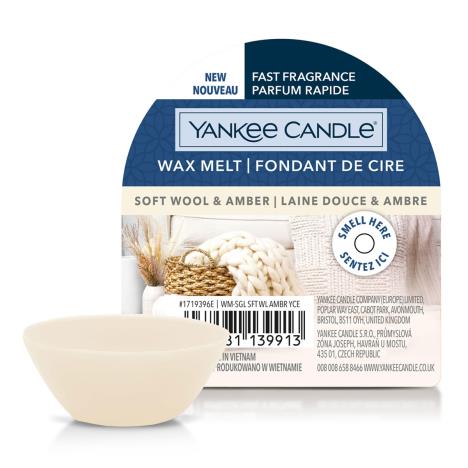 Yankee Candle - Cera da Fondere Soft Wool & Amber