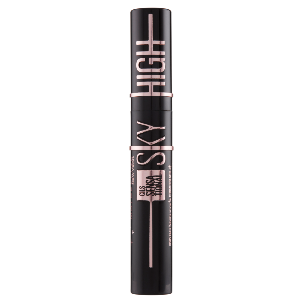 Maybelline - Mascara volumizzante per ciglia lunghe e voluminose Sky High Cosmic Black