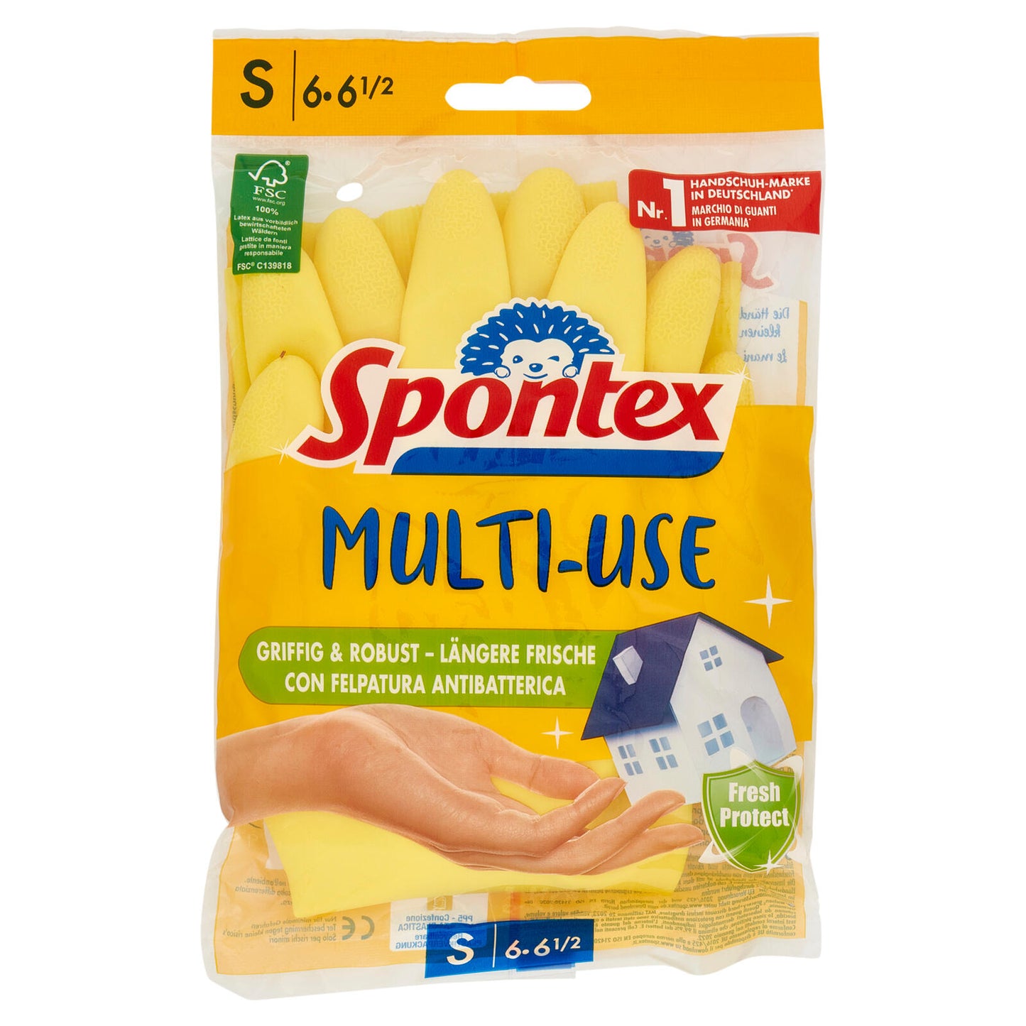 Spontex Guanti Casalinghi Multi-Use Taglia S