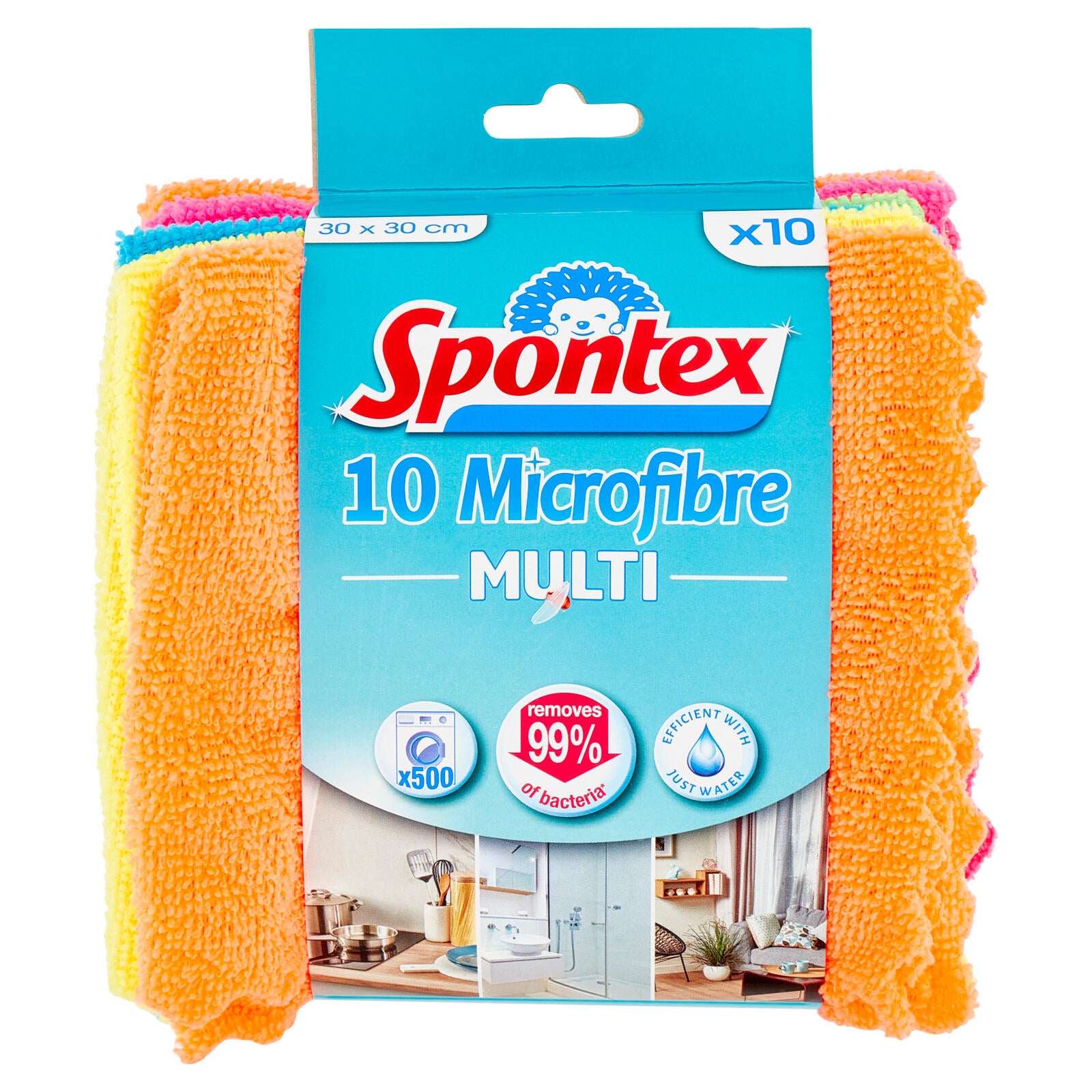 Spontex Microfibre x10 ->