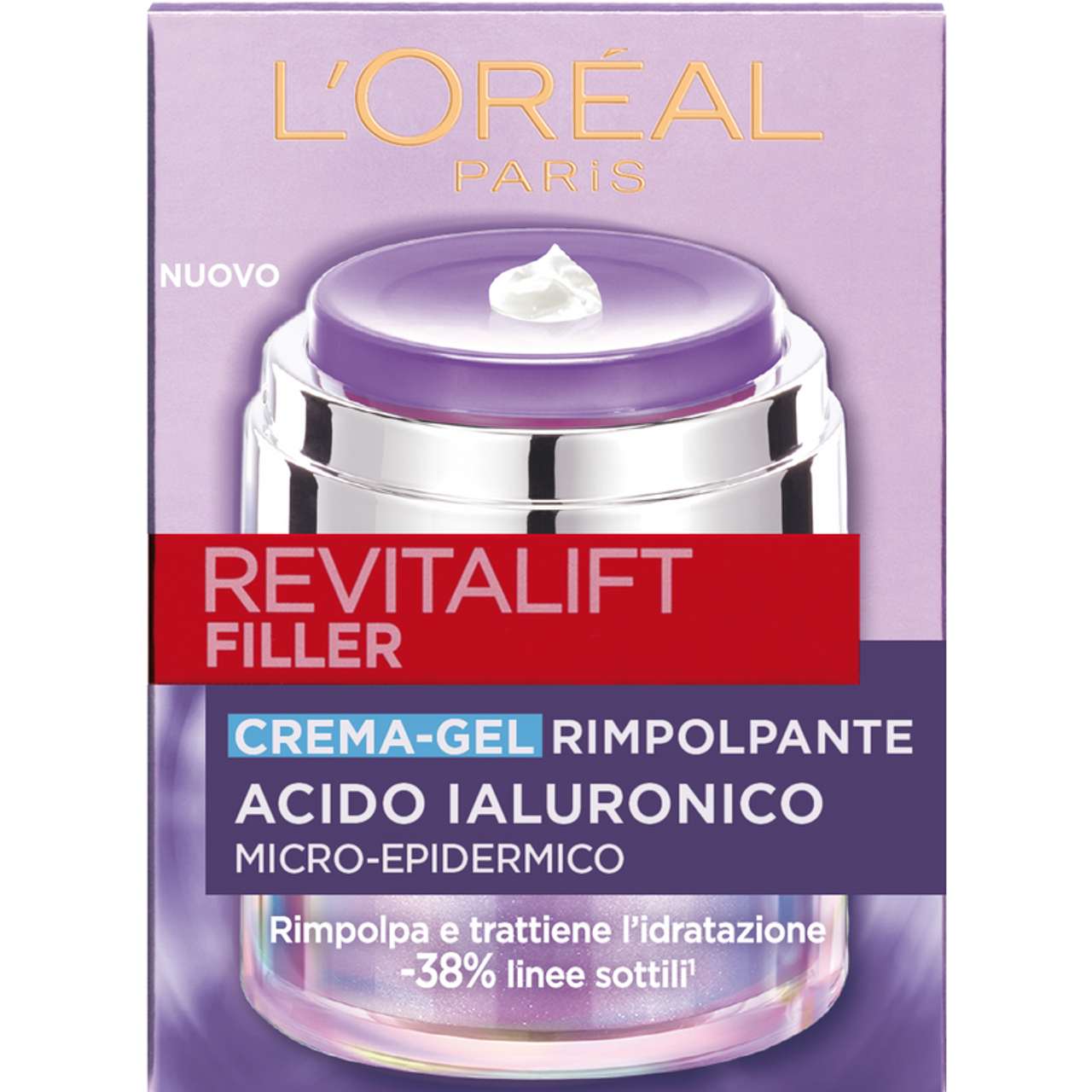 L'OREAL - CREMA GEL RIMPOLPANTE CON ACIDO IALURONICO