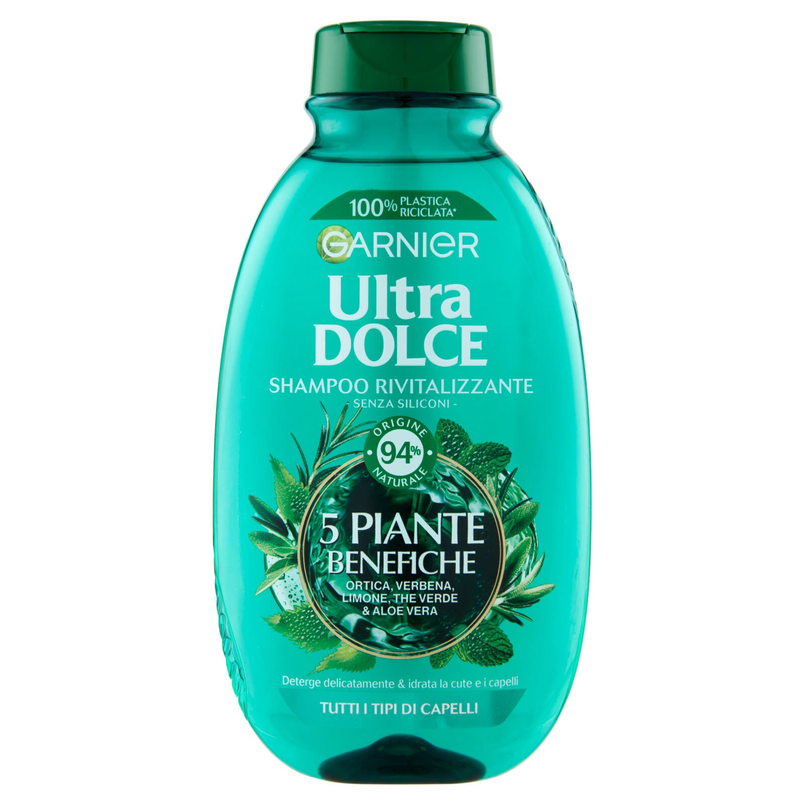 Garnier Shampoo Ultra Dolce 5 Piante, Shampoo per Capelli Normali, 250 ml