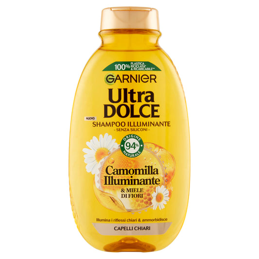 Garnier Shampoo Ultra Dolce Camomilla & Miele di Fiori Shampoo Illuminante 250 ml