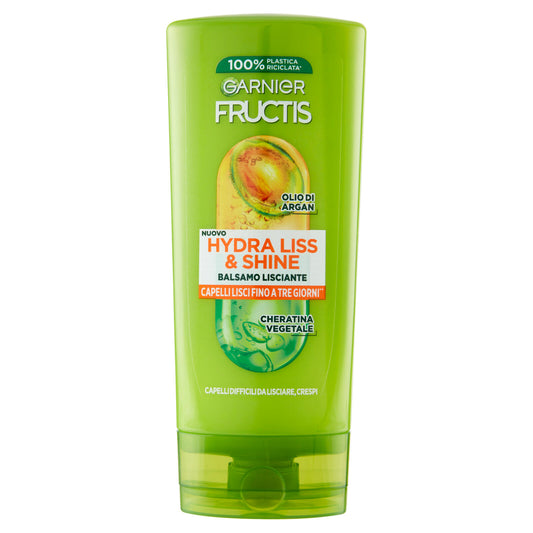 Garnier Fructis Balsamo Hydra Liss & Shine, balsamo lisciante 200 ml