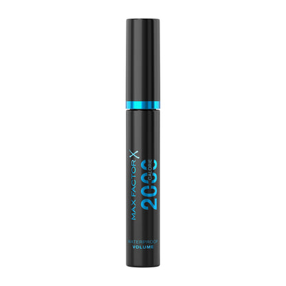 Max Factor 2000 Calorie Mascara Volumizzante Waterproof, Formula per Occhi Sensibili, Resistente all'Acqua, 001 - Black, 9ml