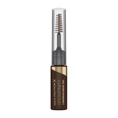 Max Factor Browfinity Matita Sopracciglia Semipermanente in Gel A Prova di Sbavature, Formula Waterproof, No Transfer, 02 Medium Brown