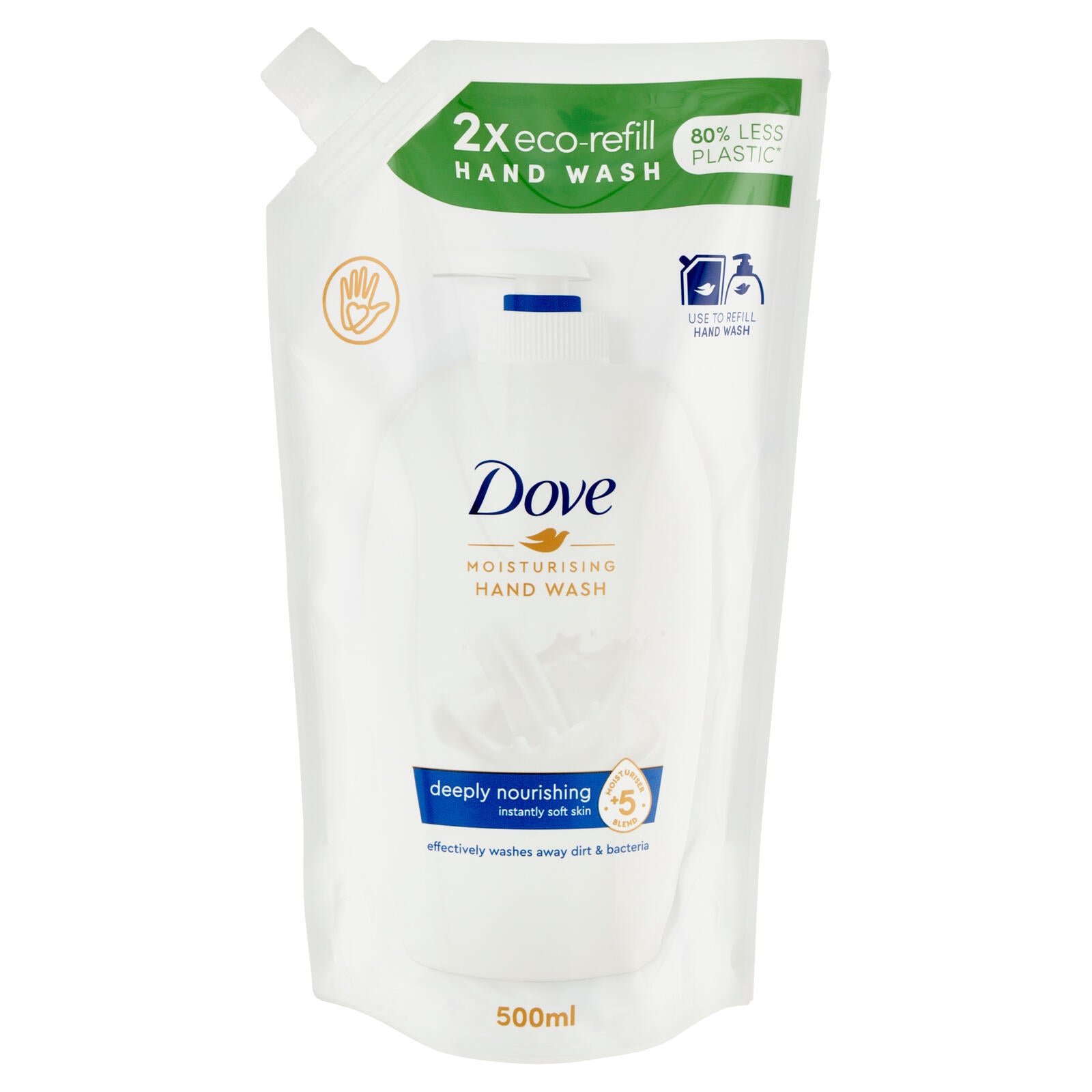 Dove Moisturising Hand Wash deeply nourishing Ricarica 500 ml