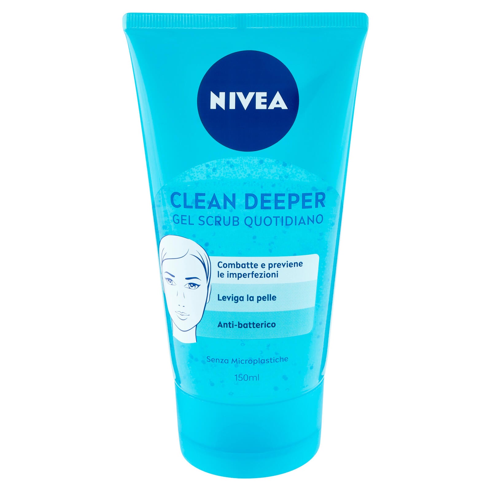 Nivea Clean Deeper Gel Scrub Quotidiano 150 ml ->