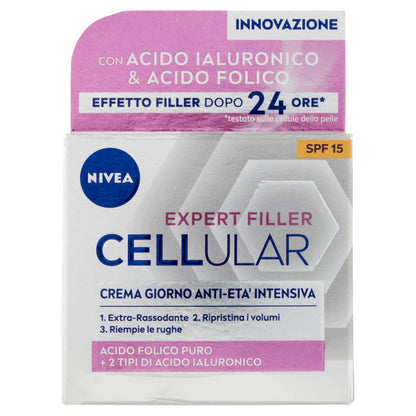 Nivea Cellular Expert Filler Crema Giorno Anti-Età Intensiva SPF 15 50 ml