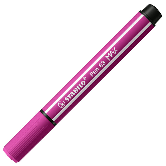 Pennarello Premium a tratto doppio (1 + 5 mm) - STABILO Pen 68 MAX - Rosa Scuro