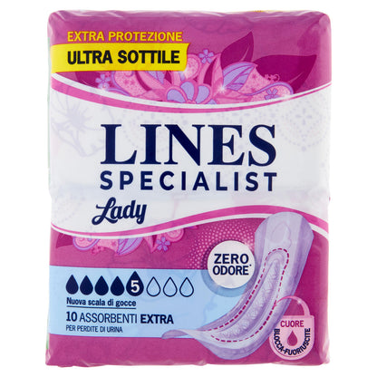 Lines Specialist Lady Assorbenti Extra 10 pz