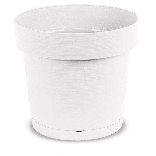 VASO MELROSE GLAMOUR BIANCO 25 CM