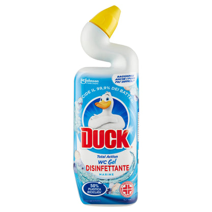 Duck WC Gel Disinfettante - Liquido per WC, Fragranza Marine, 750 ml