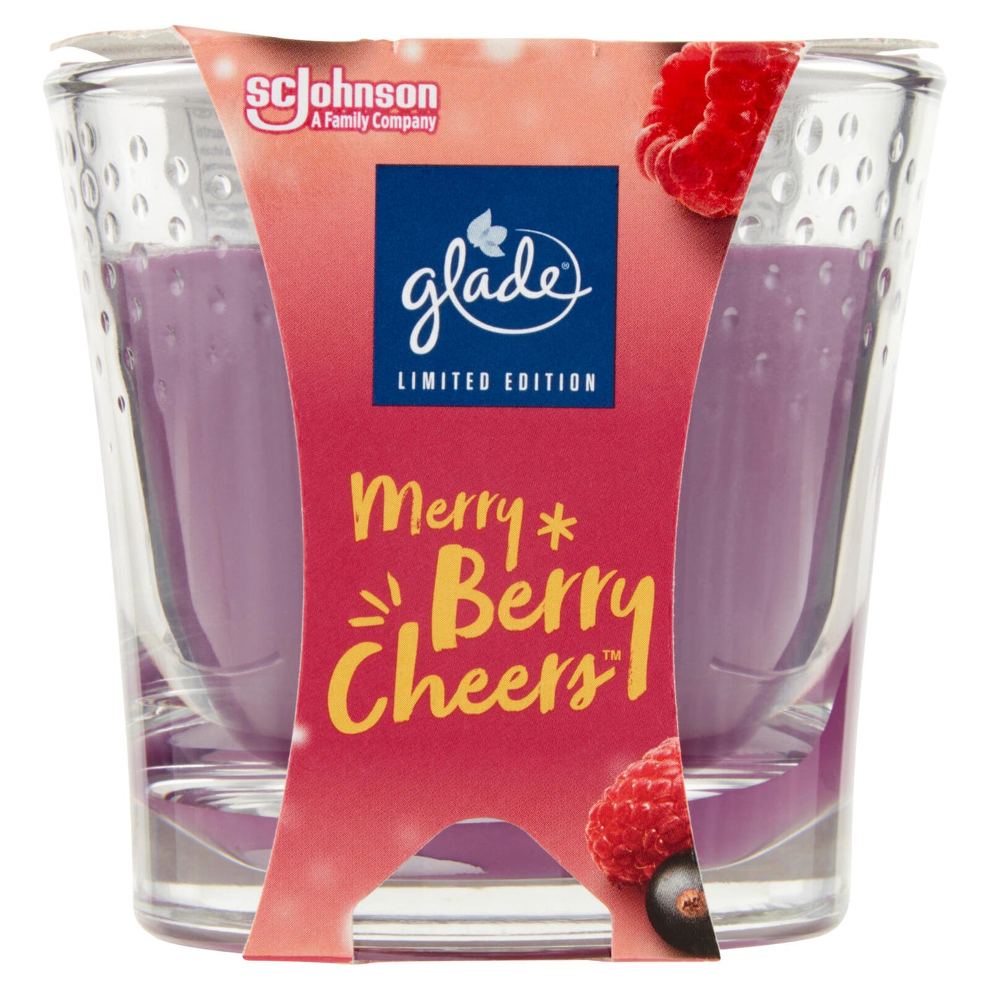 Glade Candela, Fragranza Merry Berry Cheers 129 g