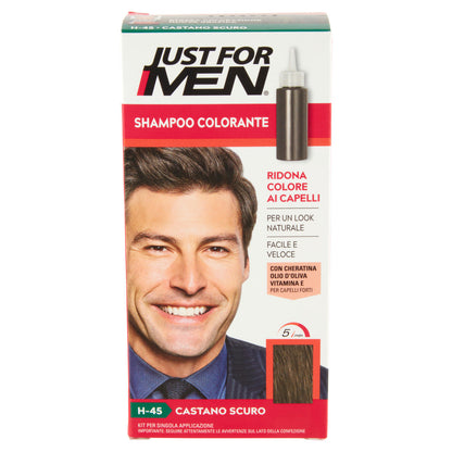 Just For Men Shampoo Colorante H-45 Castano Scuro