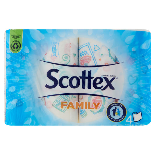 Scottex Family Carta da Cucina 4 pz