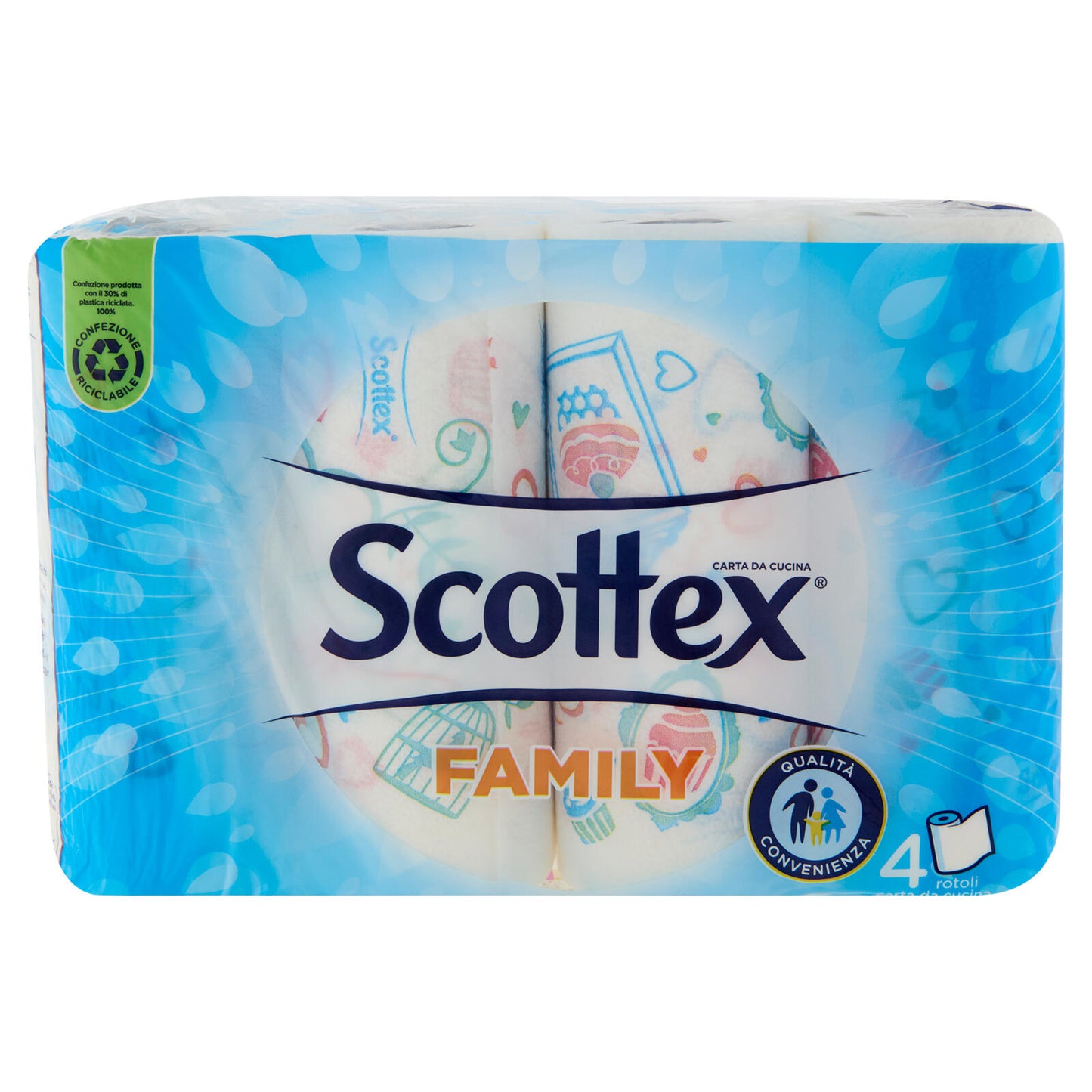 Scottex Family Carta da Cucina 4 pz