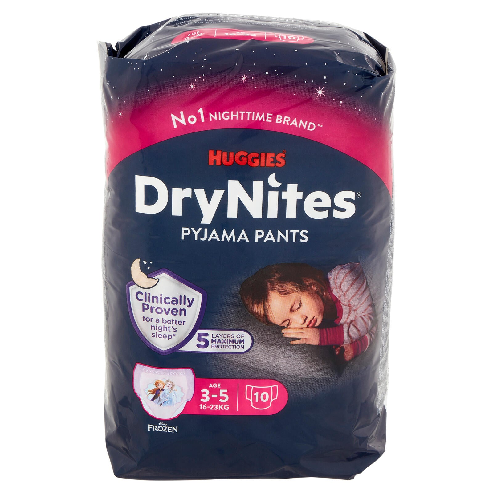 Huggies DryNites Pyjama Pants Age 3-5 16-23 Kg 10 pz