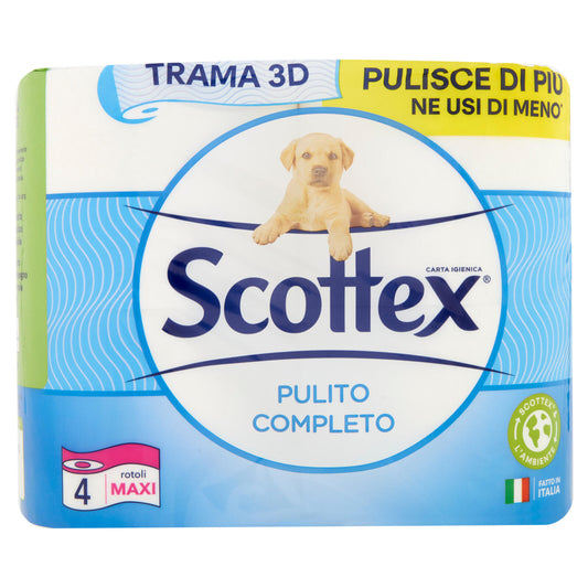 Scottex Pulito Completo rotoli Maxi 4 pz