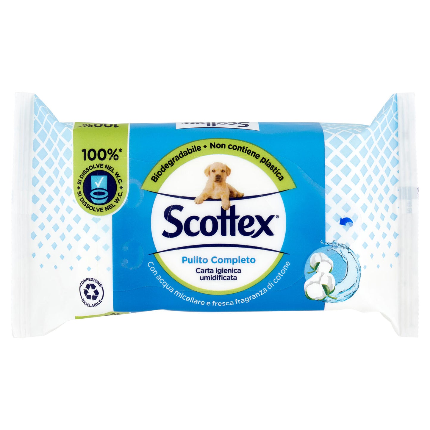 Scottex Pulito Completo Carta igienica umidificata 42 pz