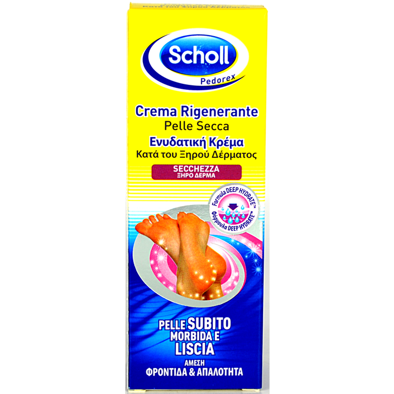 SCHOLL - Crema piedi rigenerante pelle secca - Deep Hydrate™ - 60 ml