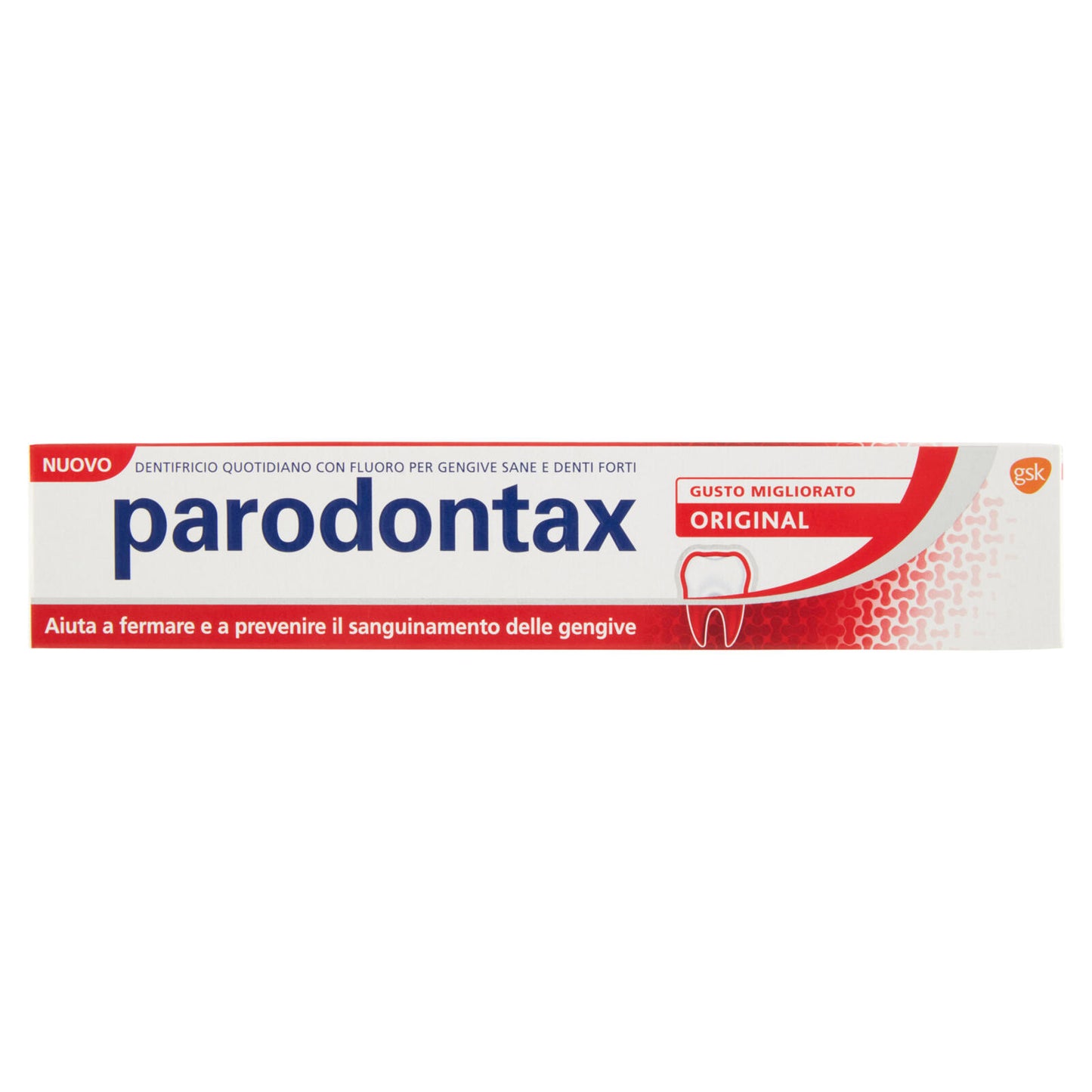 Parodontax original dentifricio quotidiano con fluoro per gengive più sane e denti forti 75 ml