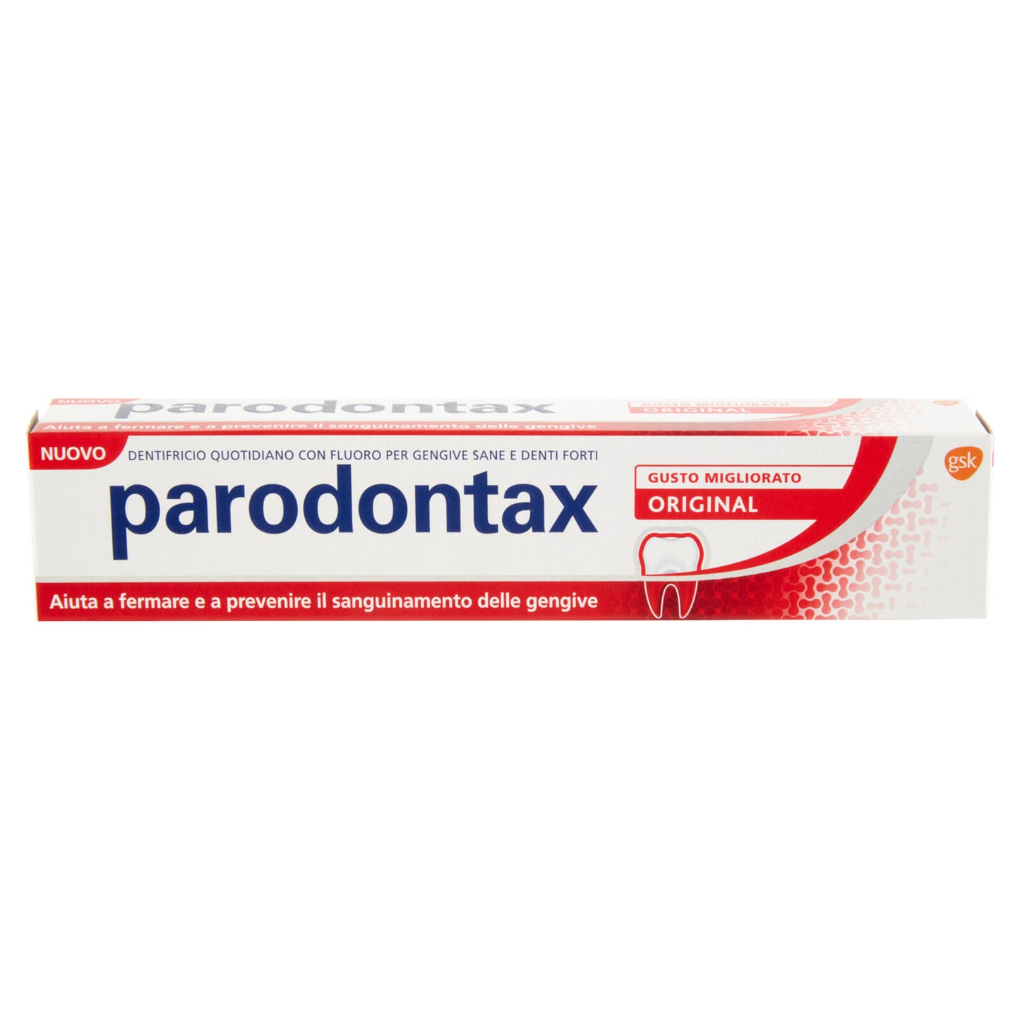 Parodontax original dentifricio quotidiano con fluoro per gengive più sane e denti forti 75 ml