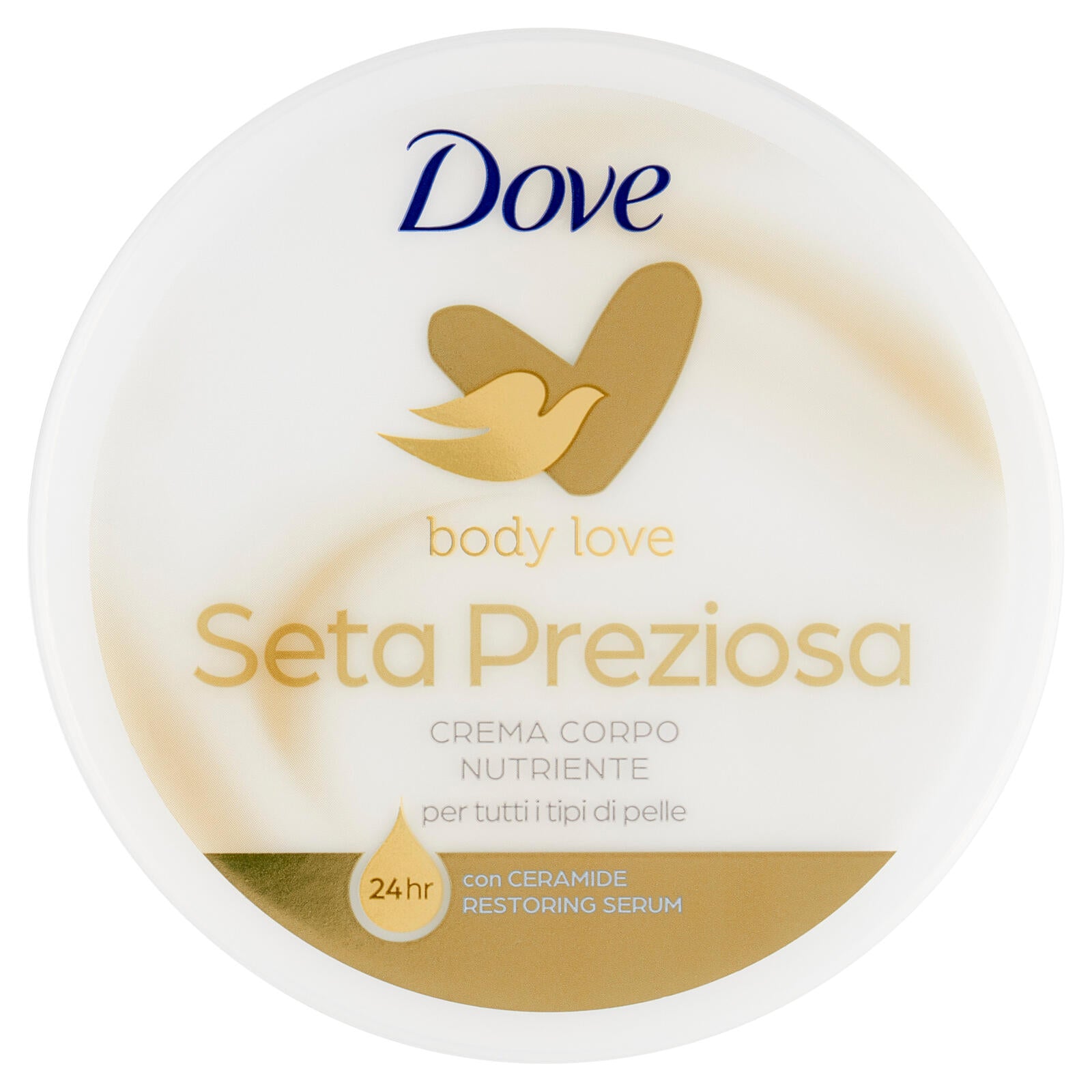 Dove body love Crema Corpo Nutriente Seta Preziosa per tutti i tipi di pelle 300 ml