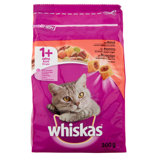 whiskas 1+ Anni con Manzo 300 g