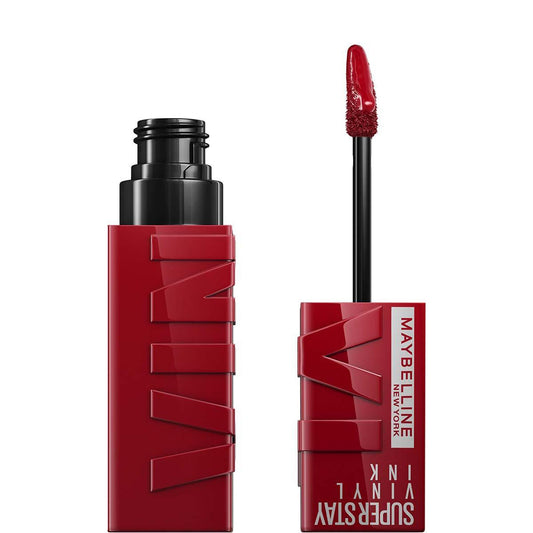 Maybelline New York Tinta Labbra a Lunga Tenuta Superstay Vinyl Ink, Per un Effetto Vinilico fino a 16H, Finish Luminoso e Senza Sbavature, Formula Vegana, Tonalità: 10 LIPPY