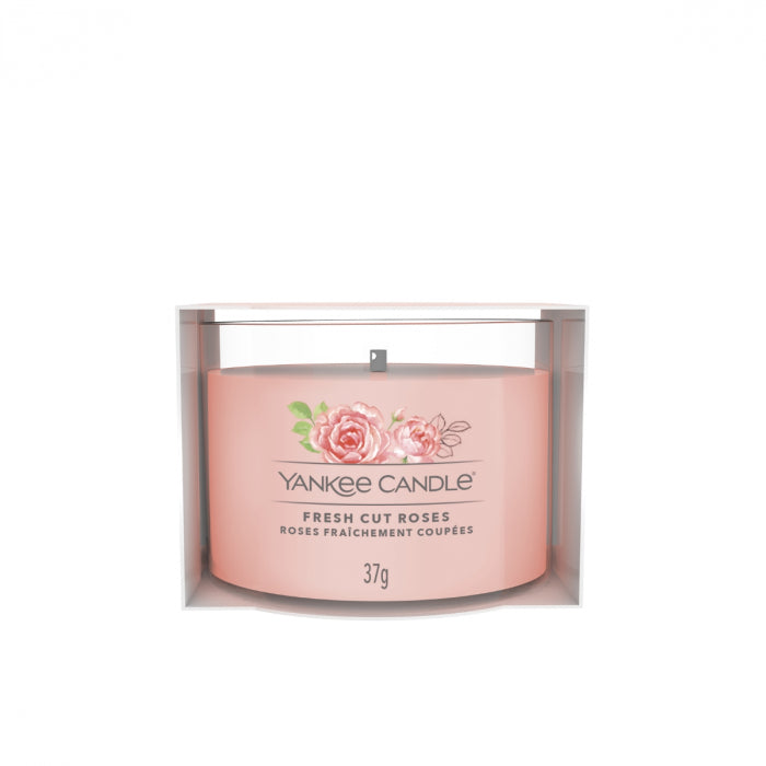 Yankee Candle - Candela votiva in vetro Fresh Cut Roses