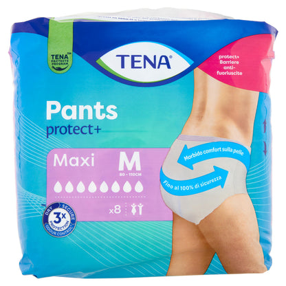 Tena Pants protect+ Maxi M 8 pz