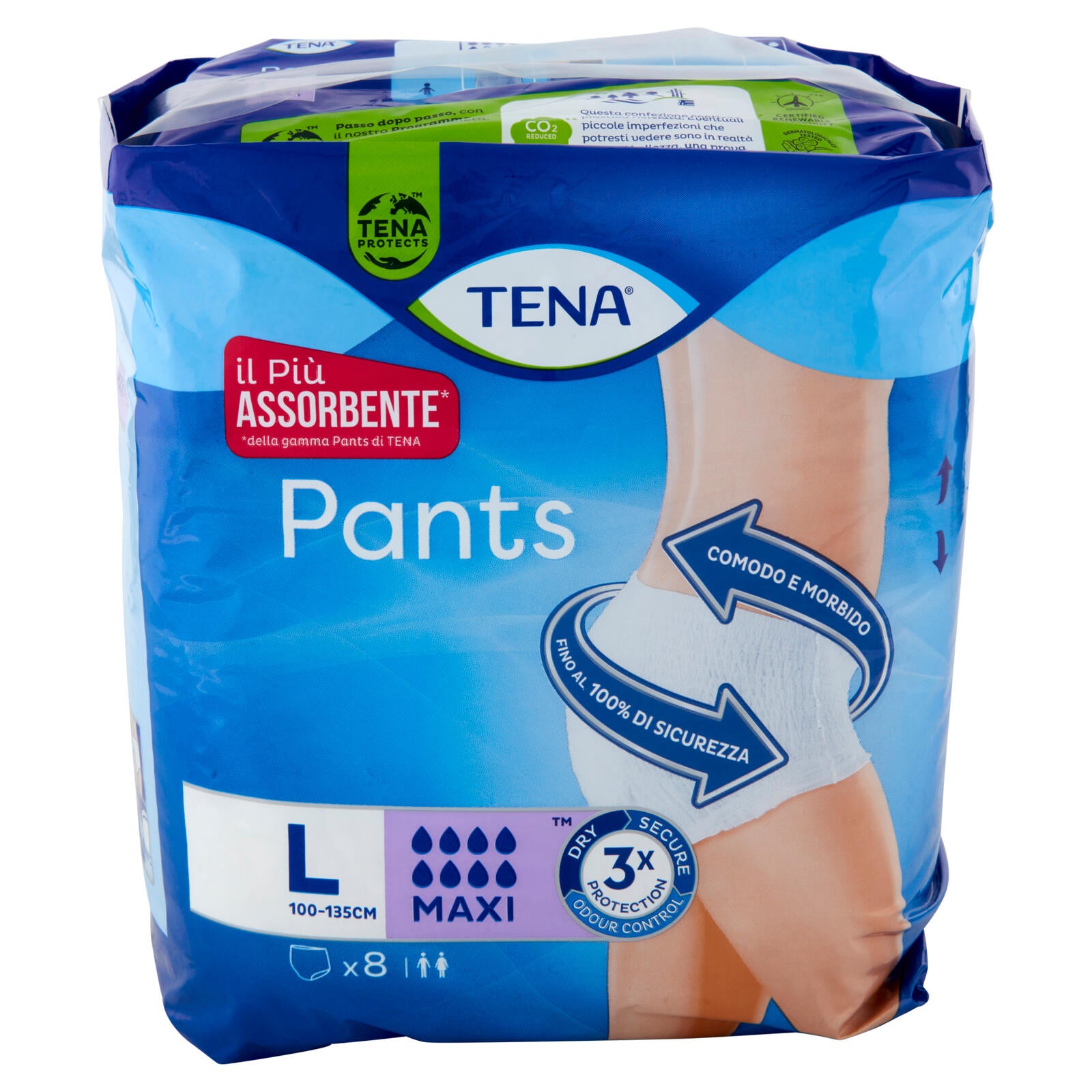 Tena Pants Maxi L 8 pz ->