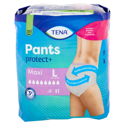 Tena Pants protect+ Maxi L 8 pz