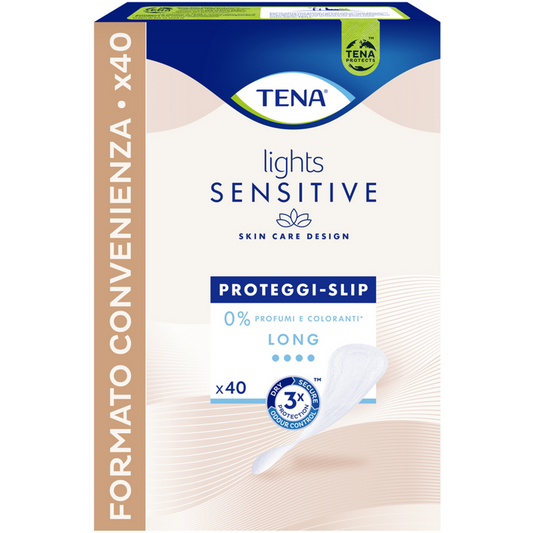 Tena - Lights Sensitive Proteggi Slip Long - 40 Pz