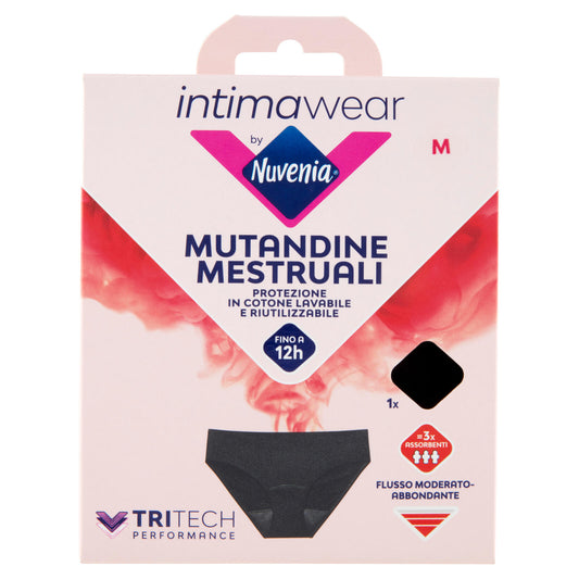 intimawear by Nuvenia Mutandine Mestruali M Nero 1 pz