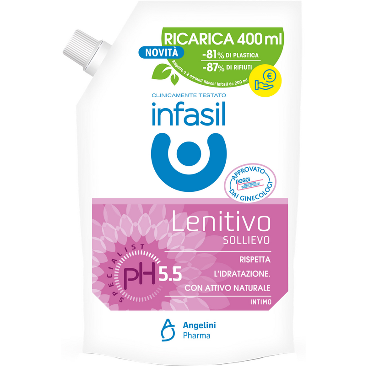 INFASIL - Intimo Lenitivo Sollievo pH 5.5 - 400 ml