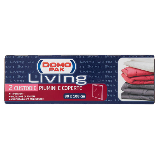 Domopak Living Custodie Piumini e Coperte 2 pz