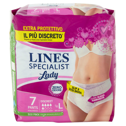 Lines Specialist Lady Pants Discreet Tg.L 7 pz