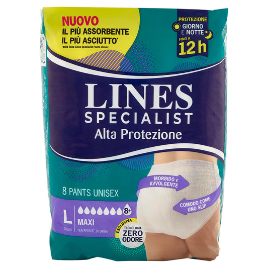 Lines Specialist Alta Protezione Pants Unisex Taglia L Maxi 8 pz