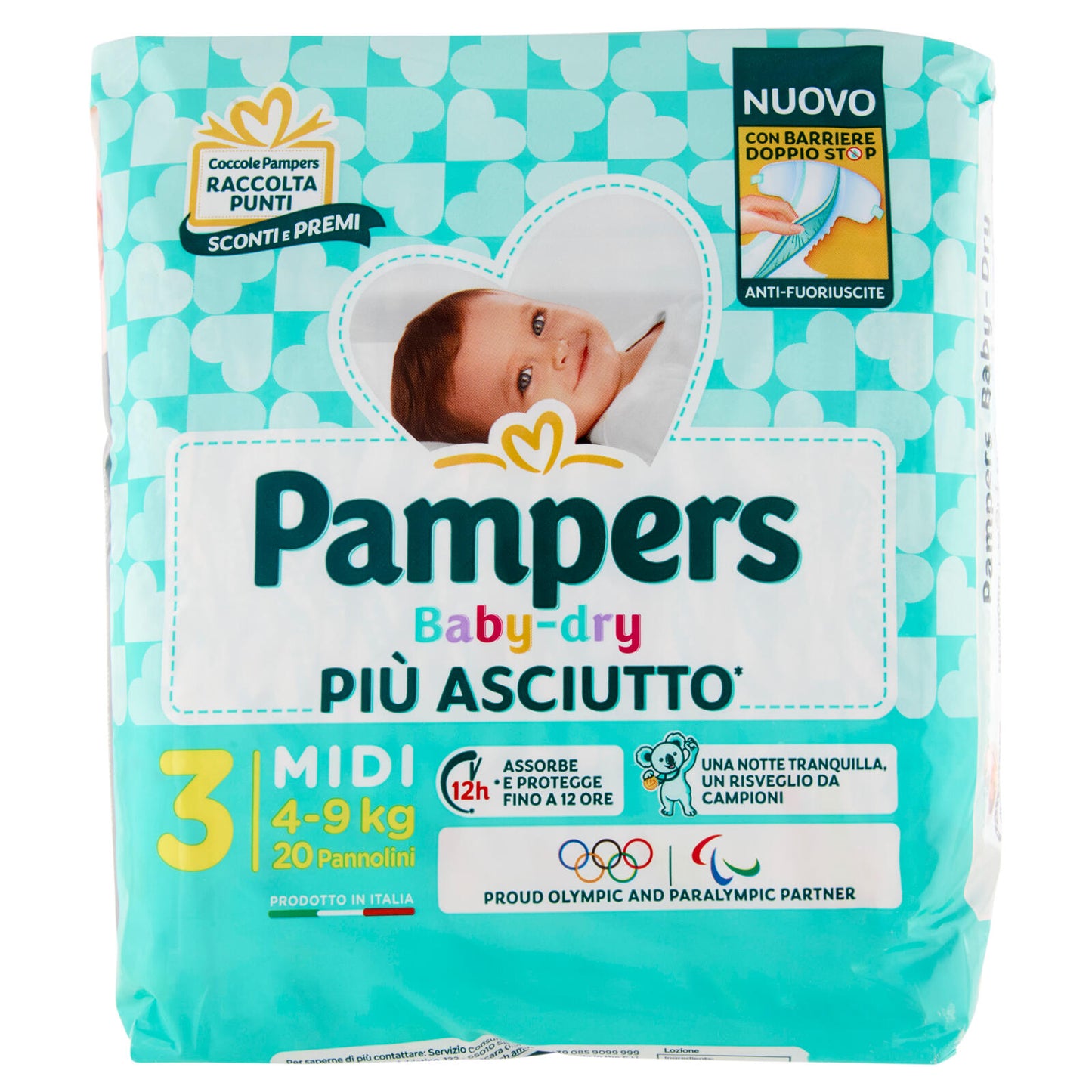 Pampers Baby-dry Midi 20 pz