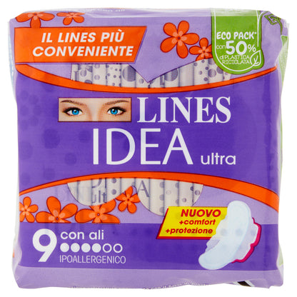 Lines Idea ultra con ali 9 pz