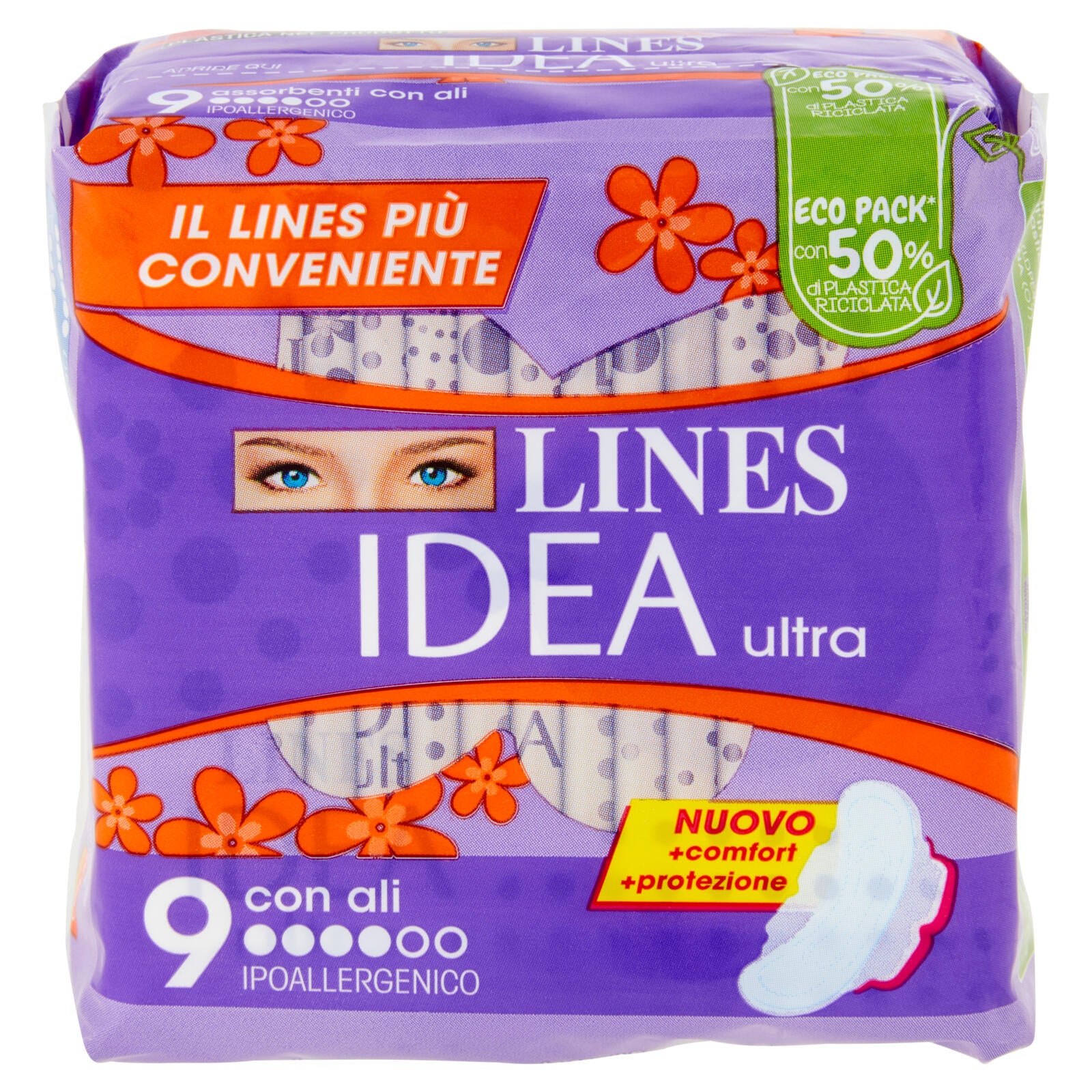 Lines Idea ultra con ali 9 pz