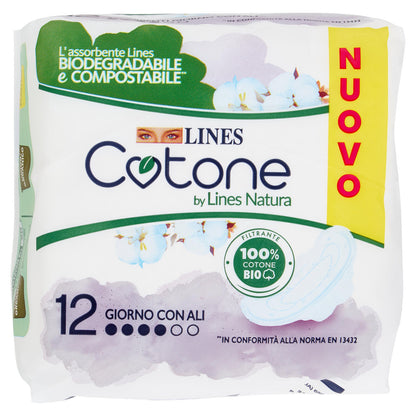 Lines Cotone by Lines Natura Giorno con Ali 12 pz