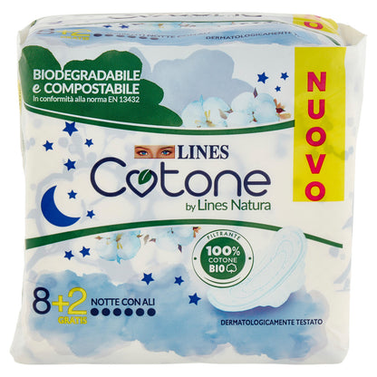 Lines Cotone by Lines Natura Notte con Ali 8 + 2 pz