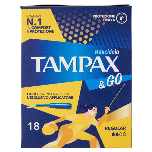 Tampax & Go Regular 18 pz